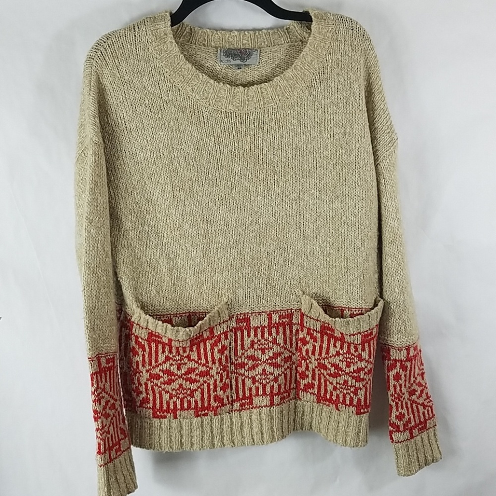 Ecote Wool Blend Loose Fit Sweater